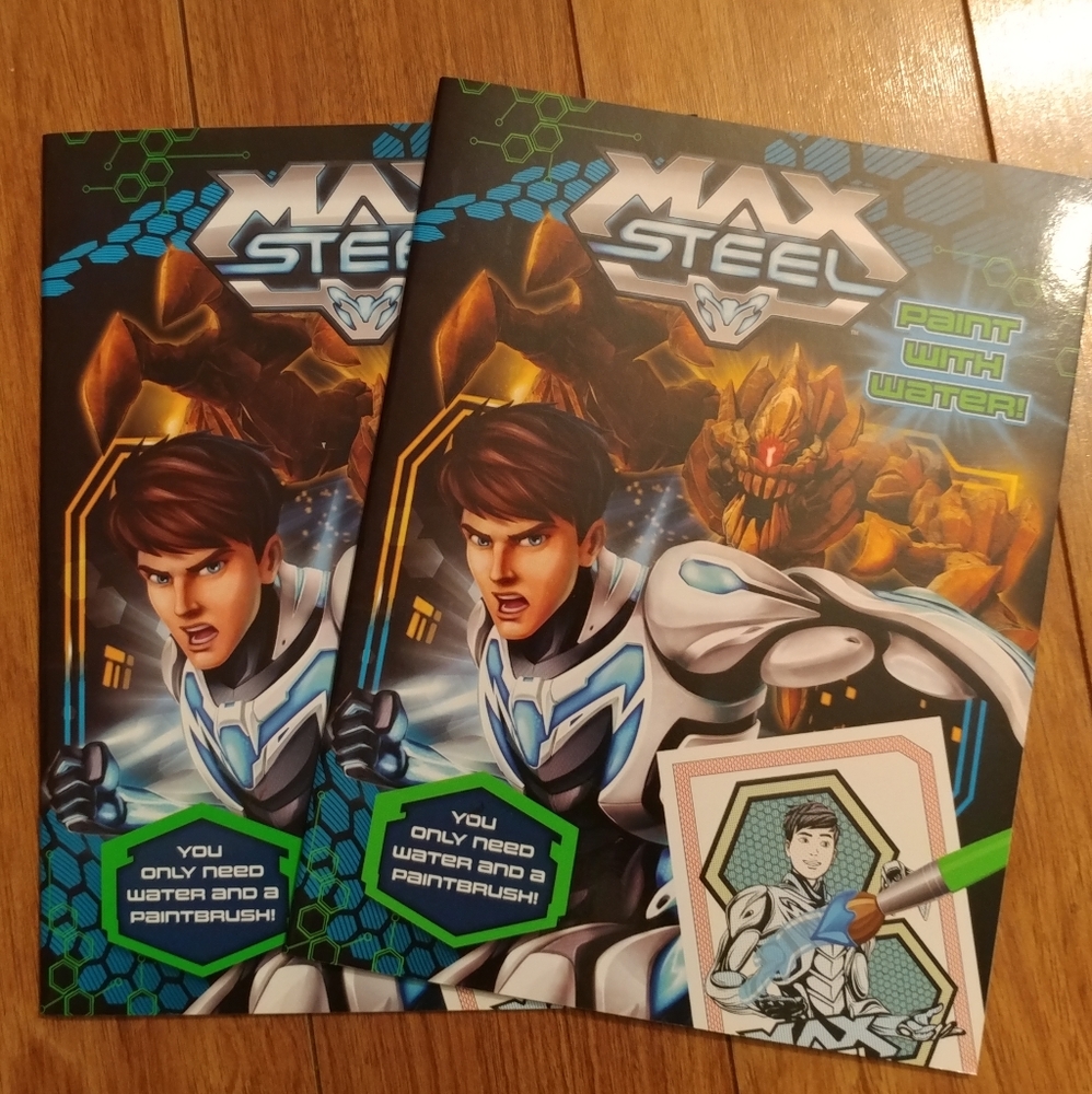Max steel paint with water 2 pack
